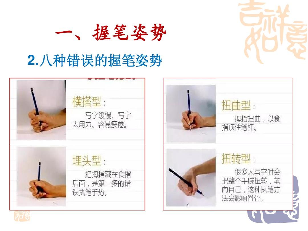 汉字教学2汉字笔画书写和笔顺基本规则.