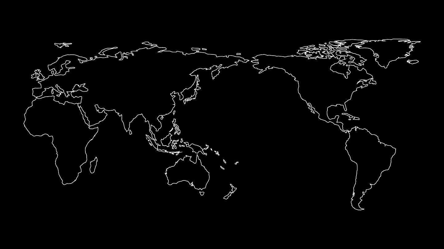 最新多款可编辑世界地图模板