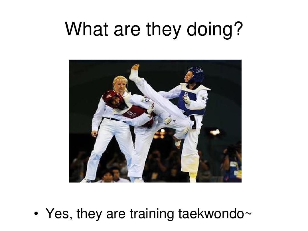 跆拳道taekwondo_英文_ppt
