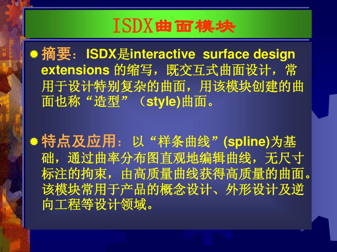 ISDX曲面模块