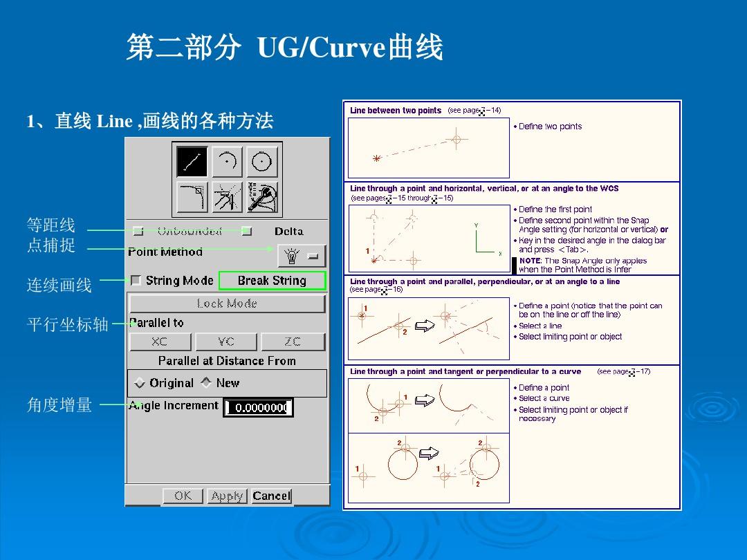 UG绘图教程UG Curve曲线