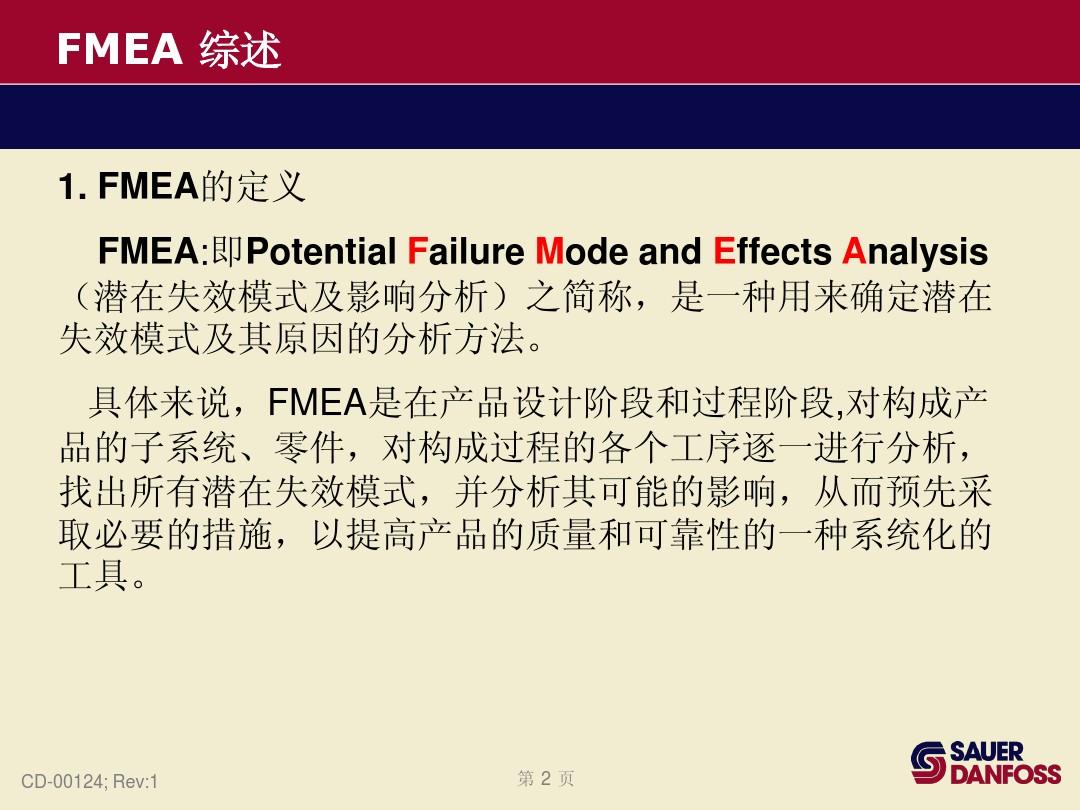 PFMEA过程潜在失效模式及影响分析