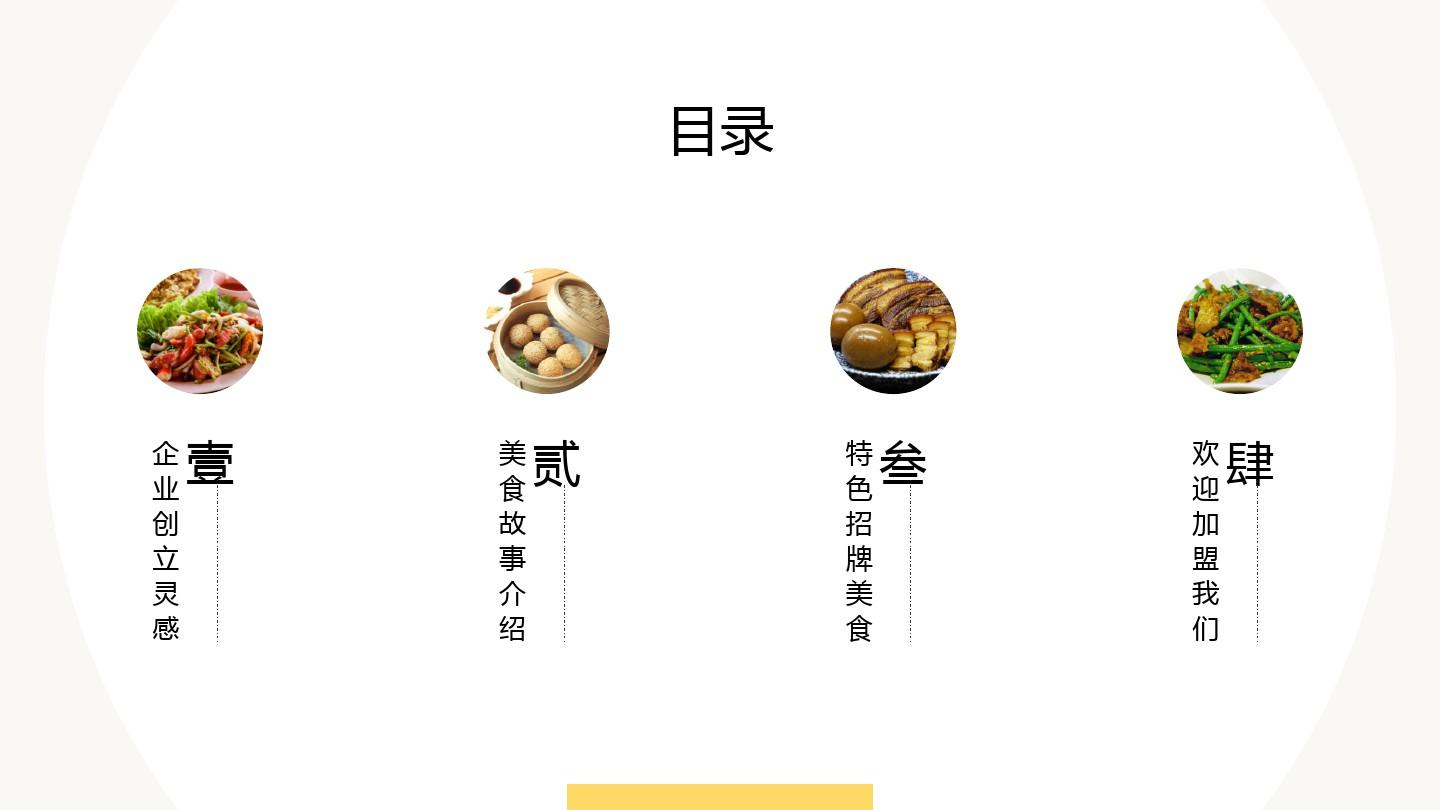 完整框架中国风传统美食(味道) PPT模板