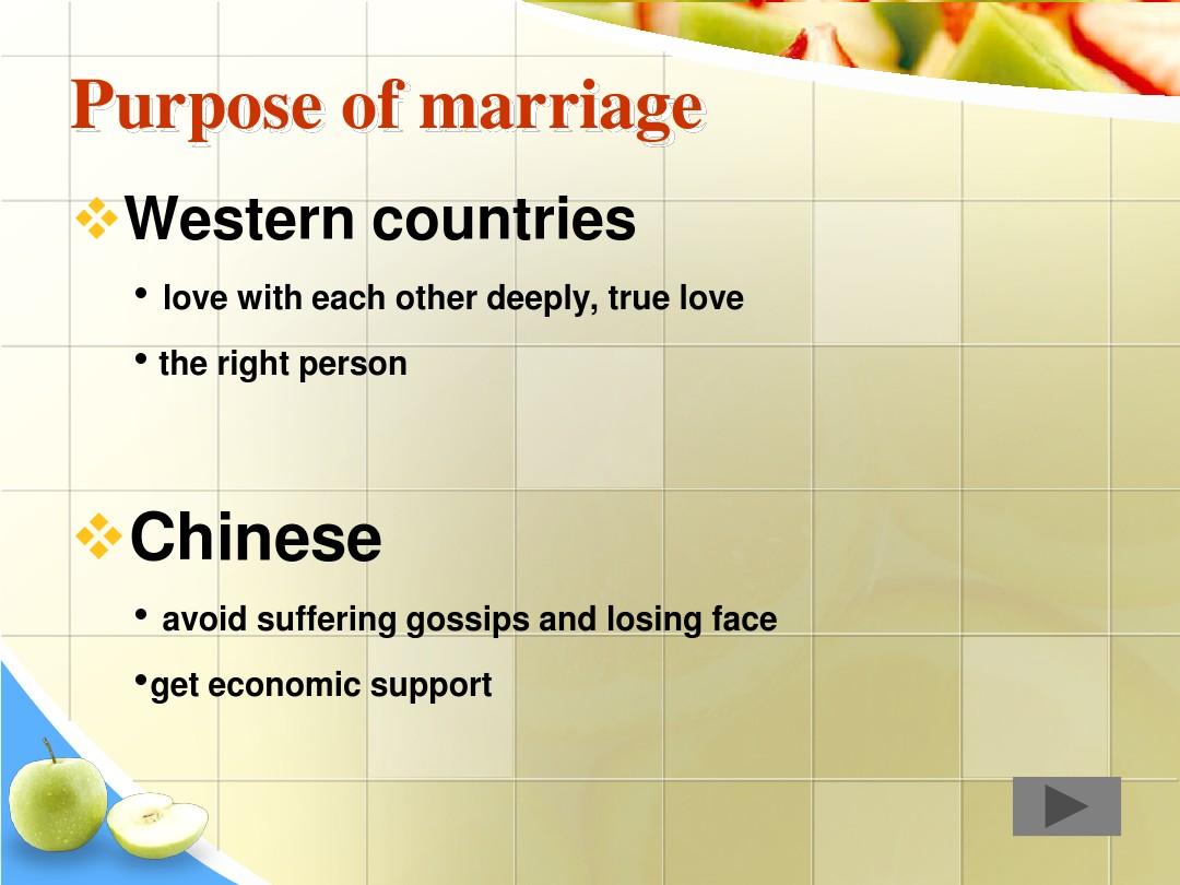 英语演讲PPT--_Differences_Between_Chinese_Marriage_Custom_and_Western_Marriage_Custom