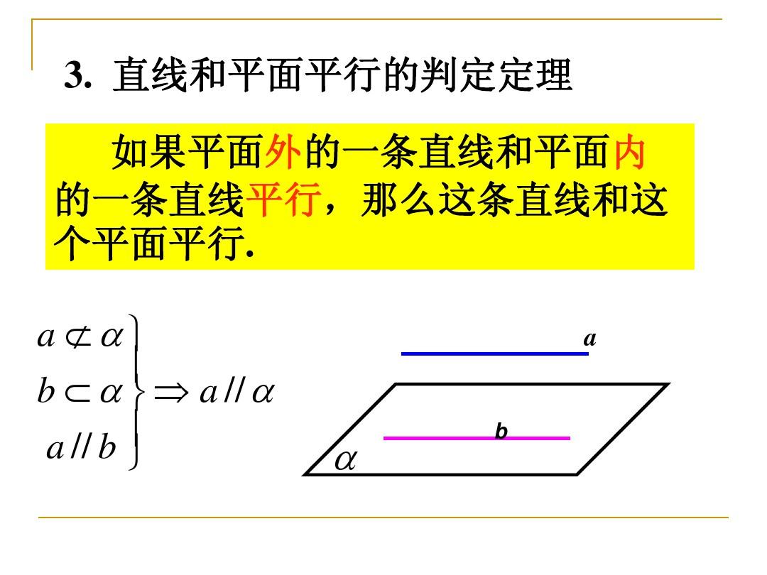 2.2.3直线与平面平行的性质定理