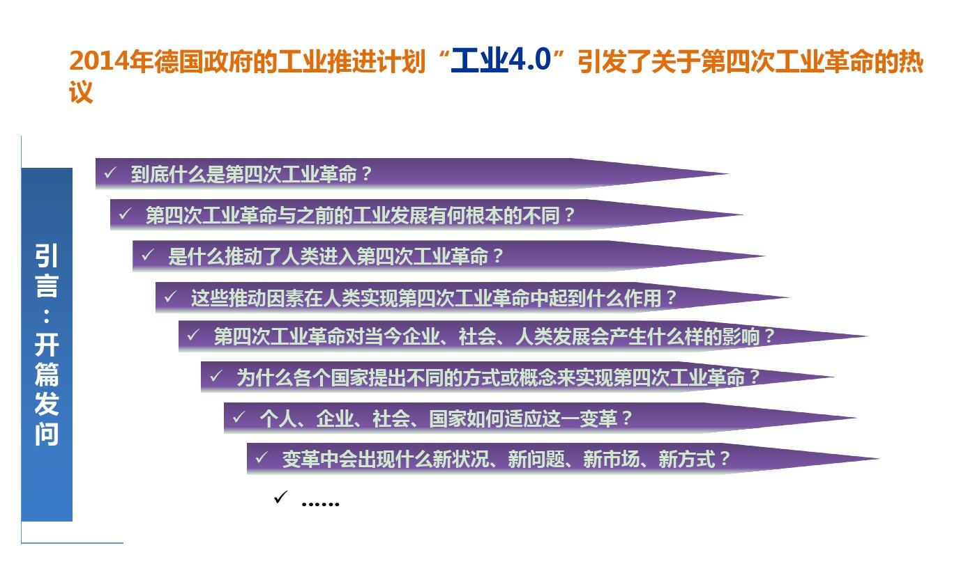 最新精品中国工业4.0第四次工业革命解读  中国“互联网+”PK  德国“工业4.0”解析PPT课件