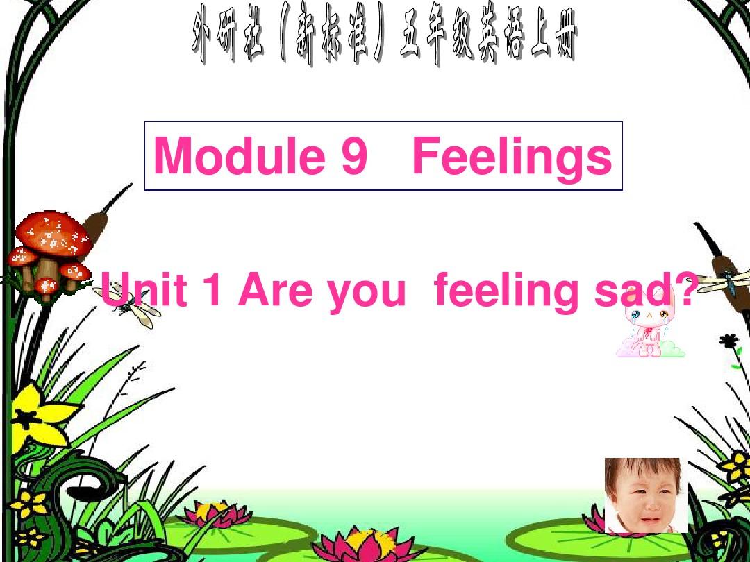 五年级英语外研版上module_9Unit_1Are_you_feeling_sad__课件