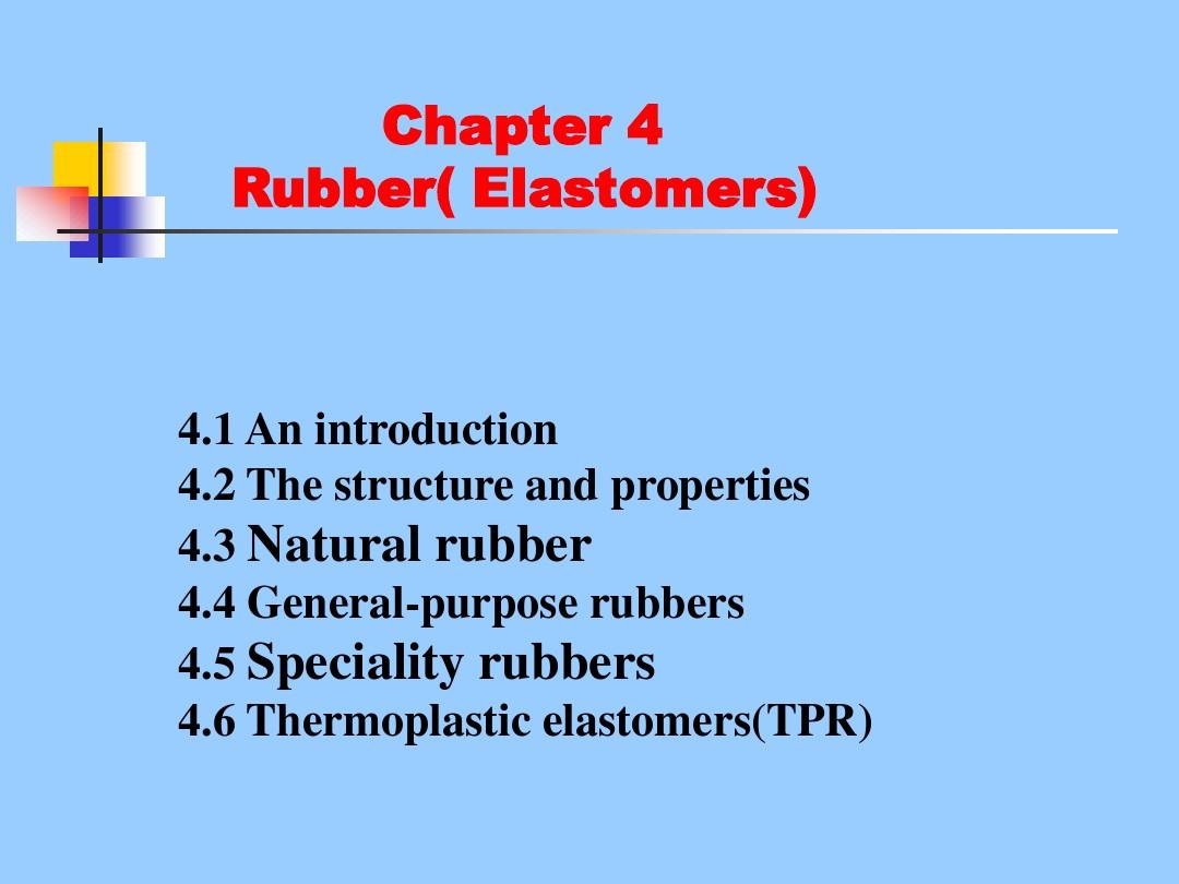 Chapter 4-2 Rubber