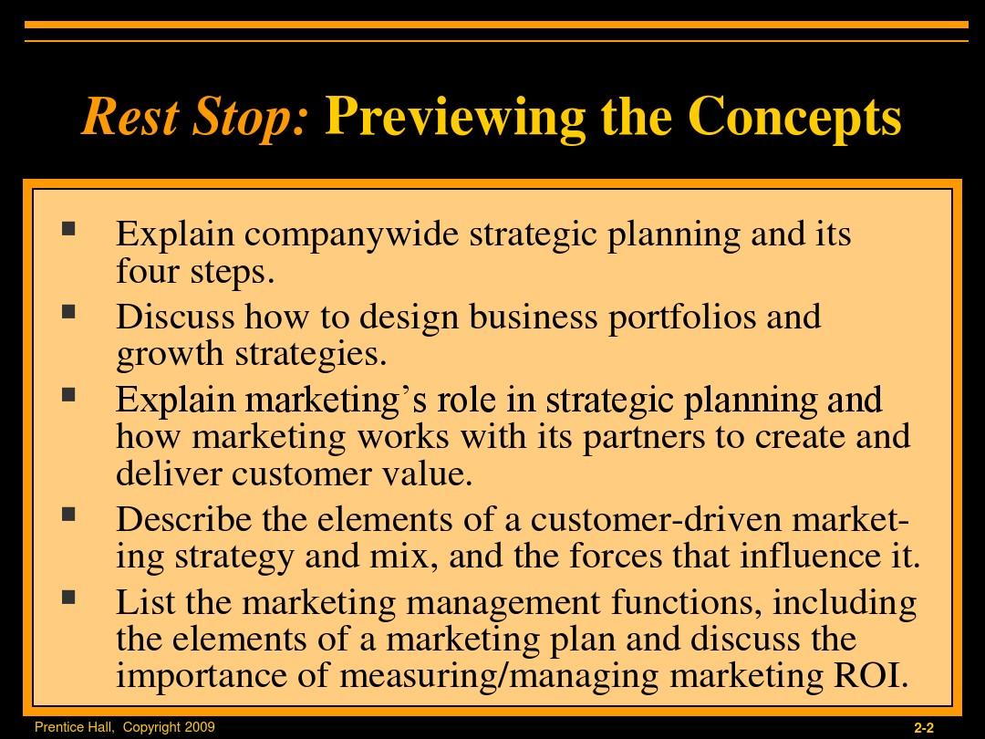 principles of marketing (Armstrong & Kotler) ch2