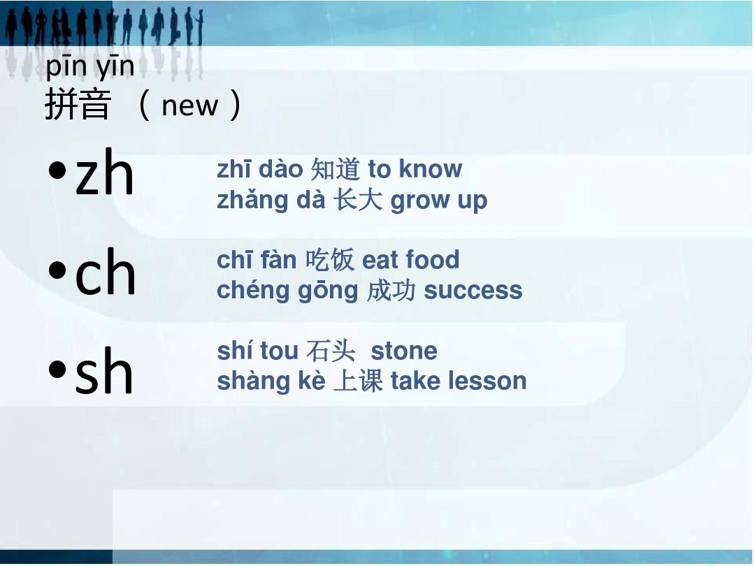 汉语会话301句第一课复习 拼音和你好吗