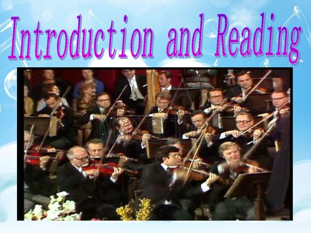 高中英语_Module4《Music》introduction_reading_and_voca课件1_外研版选修6