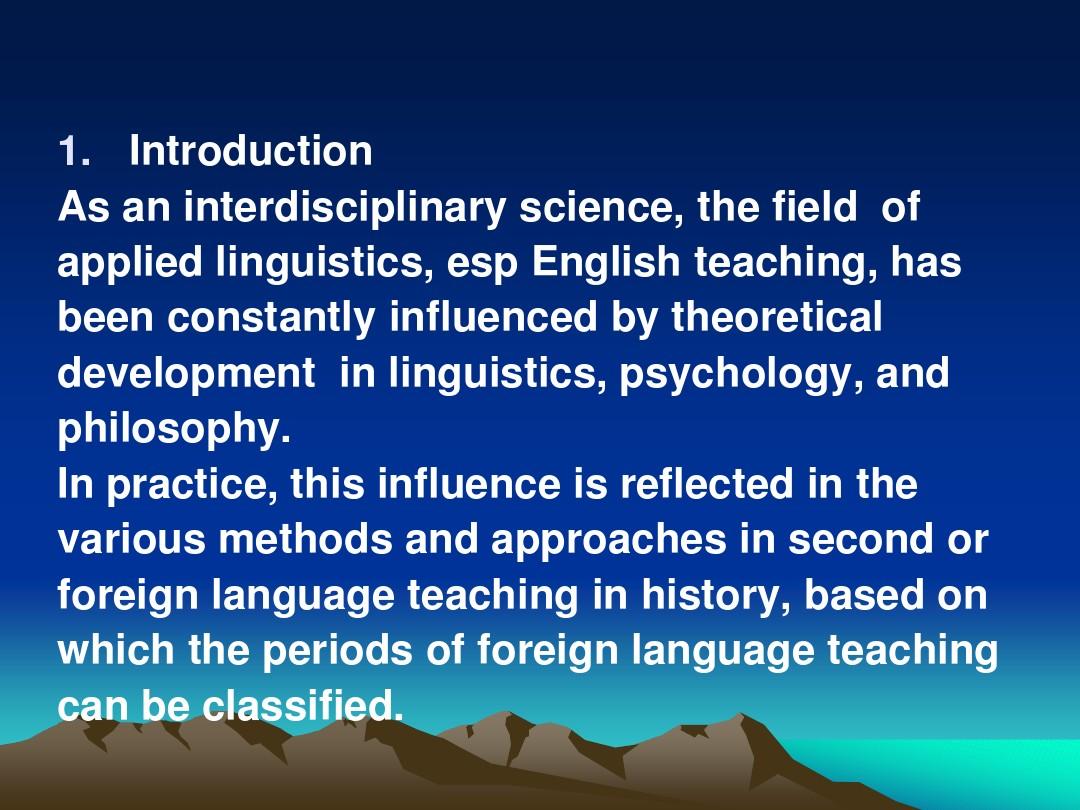 Chapter five History of Foreign Language Teaching