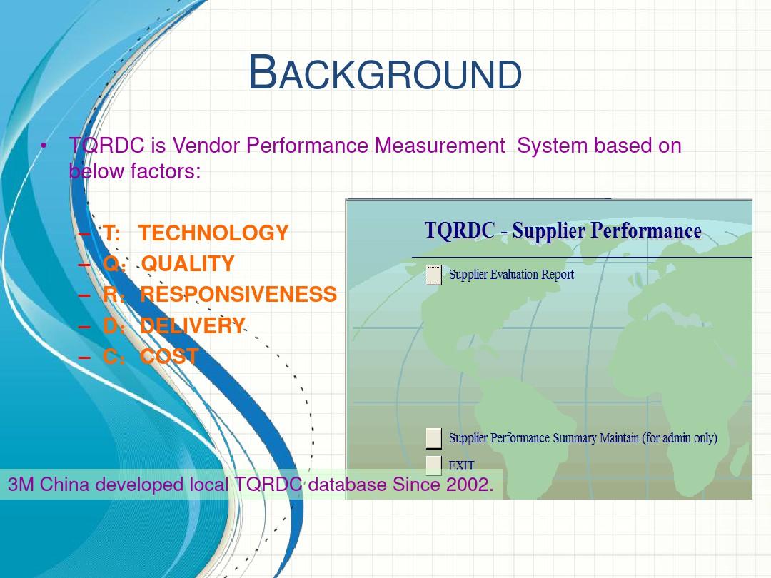 供应商管理-供应商考核系统TQRDC介绍(PPT29页)