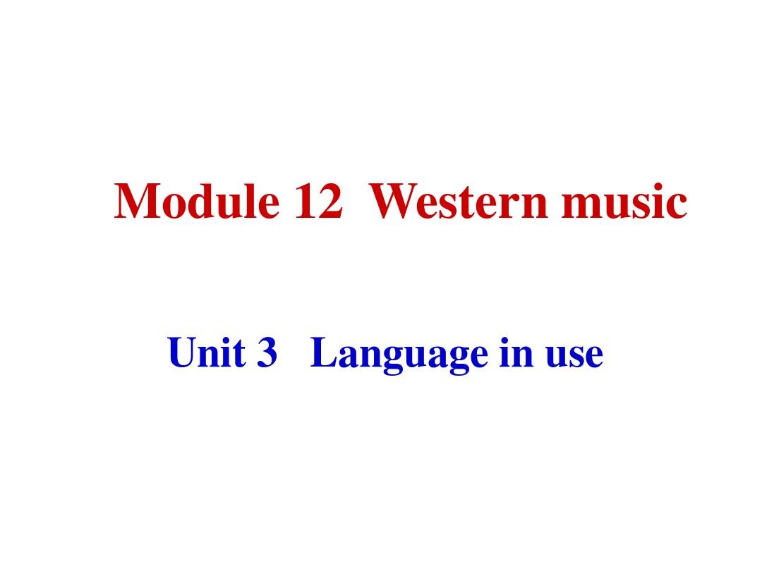 Module12Unit 3   Language in use