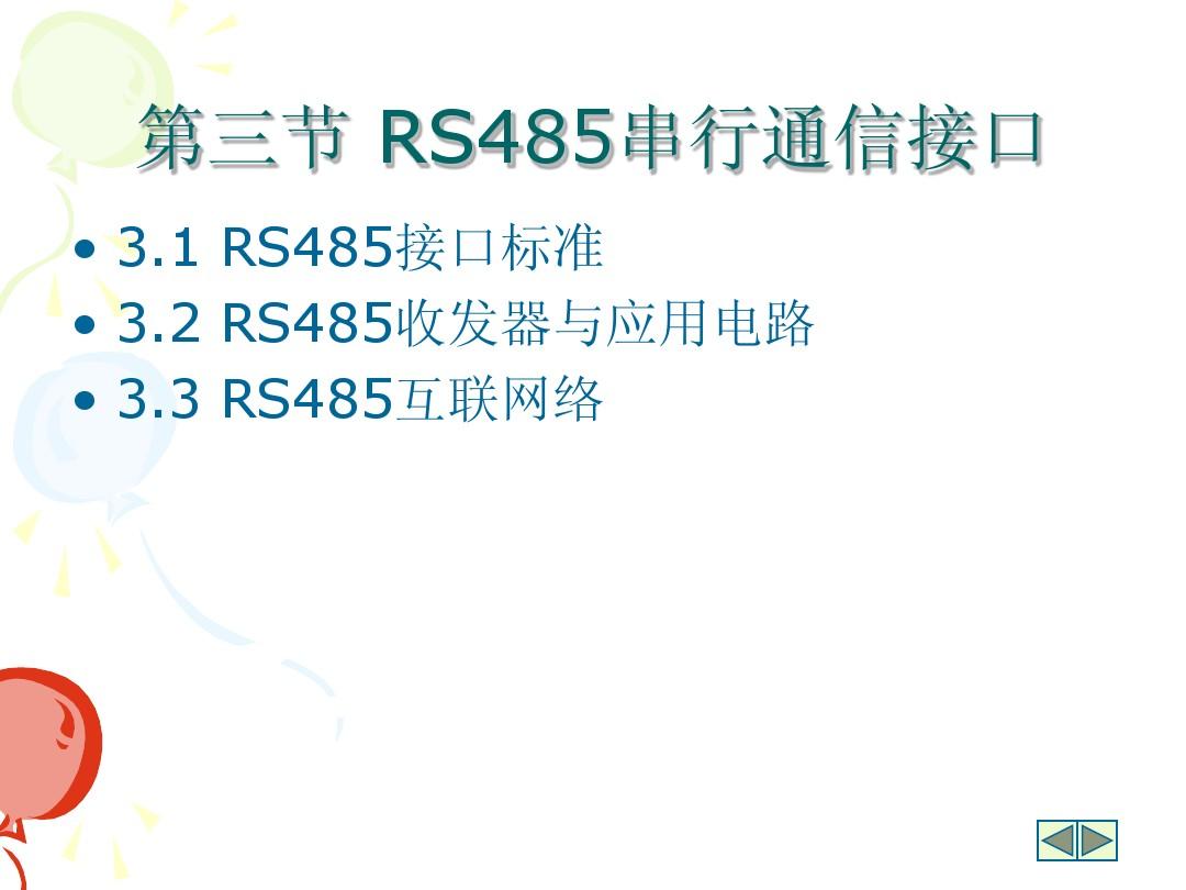 _RS485串行通信接口