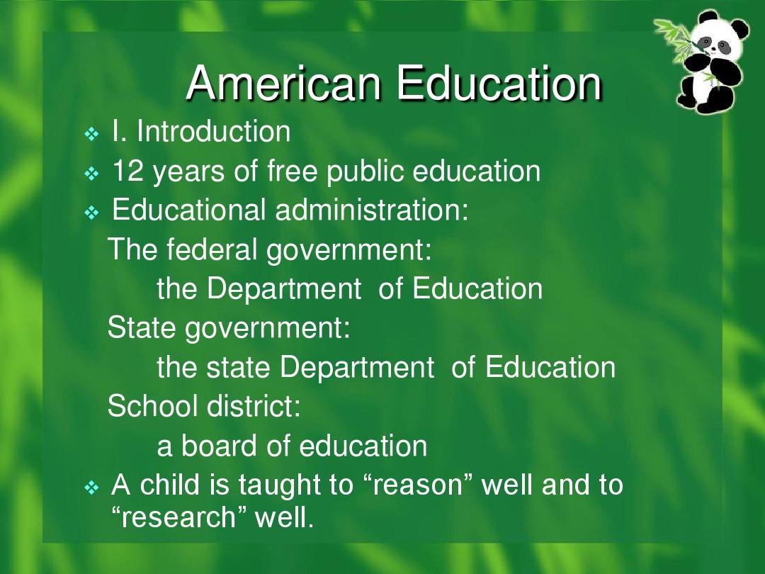 5 American Education