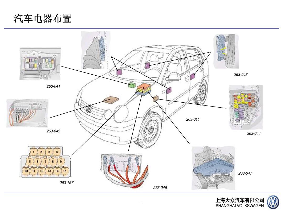 上海大众汽车电路图识读