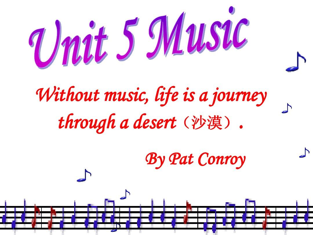 unit5 music 公开课
