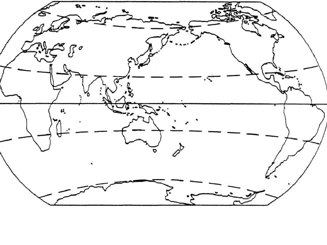 世界地图空白图