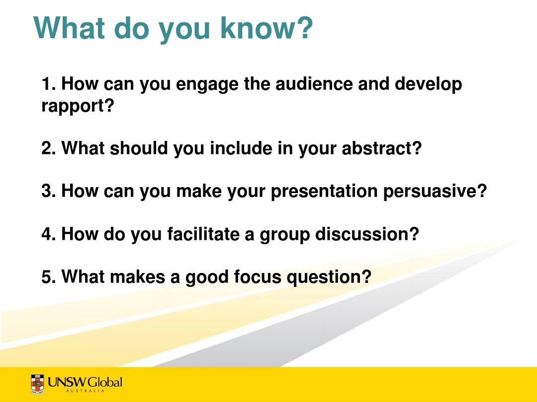 Presentation Tips英语PPT学术演讲的技巧和怎么做好学术型演讲