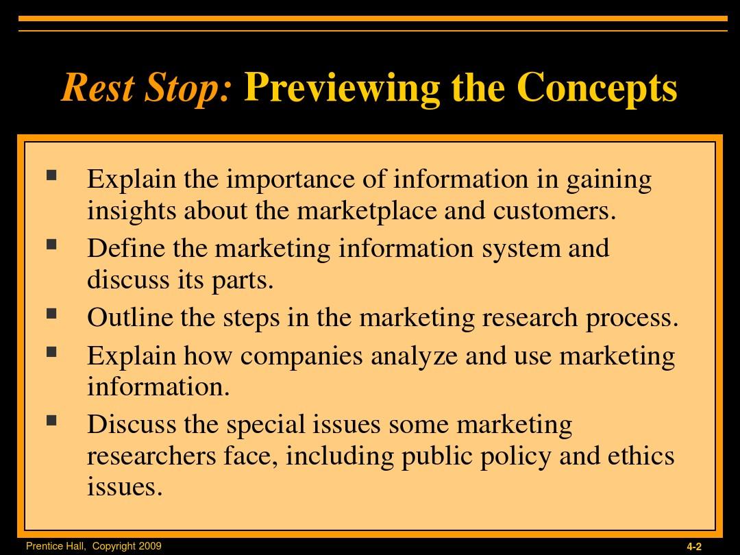 principles of marketing (Armstrong & Kotler) ch4