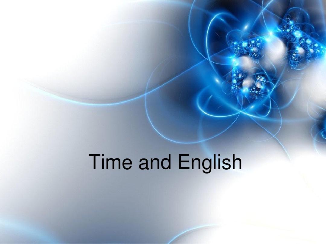英文时间表达法及练习