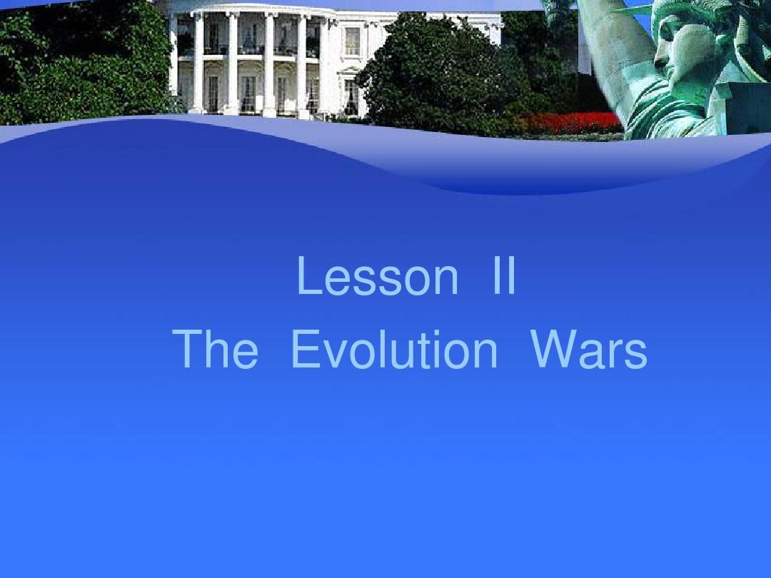 the evolution wars