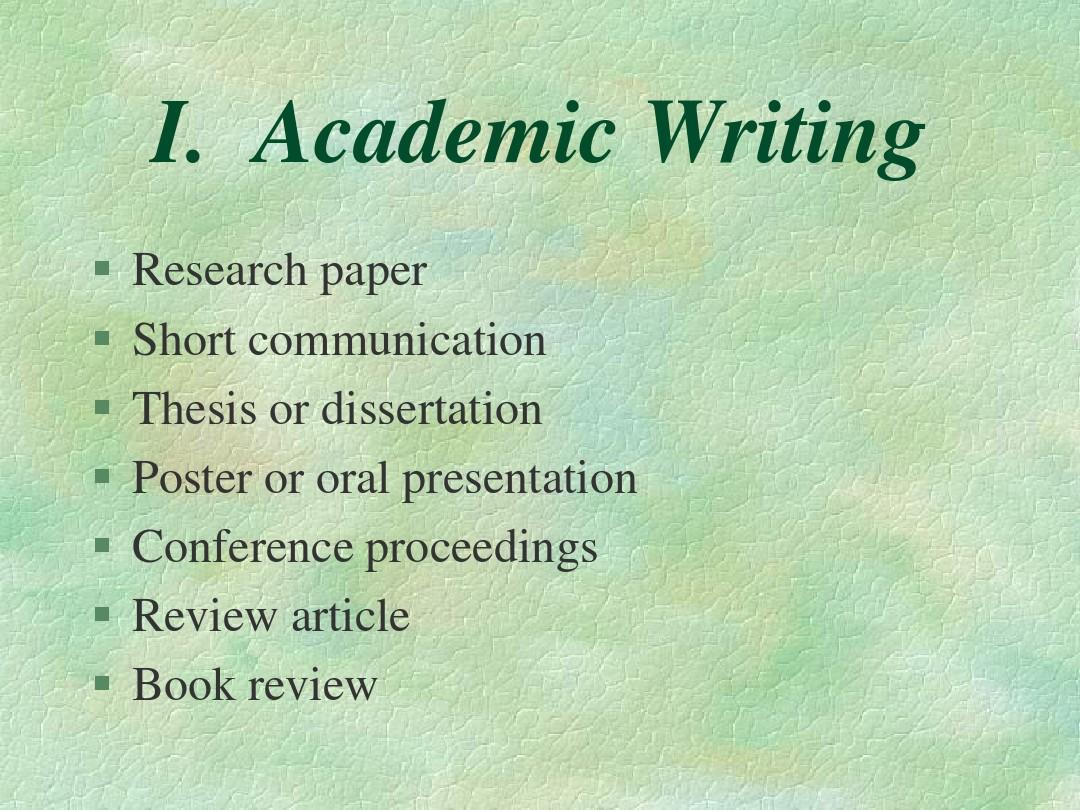 How to write a scientific paper.ppt