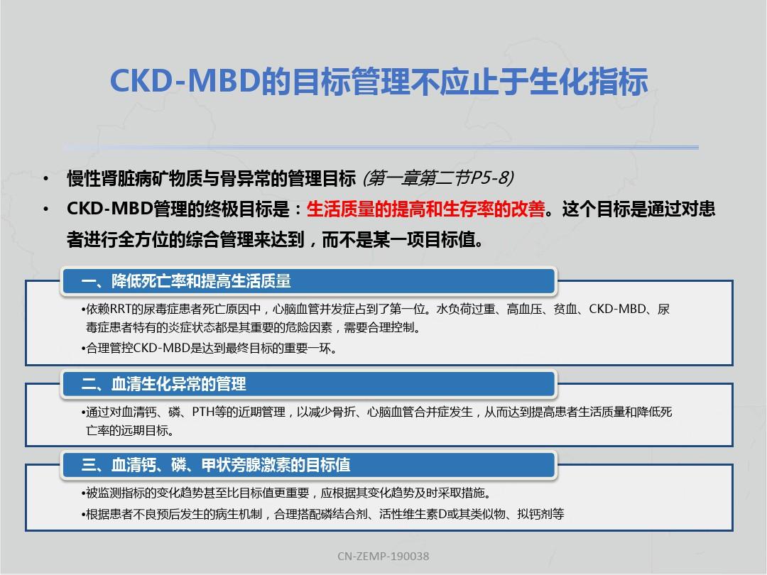 2019中国慢性肾脏病CKD-MBD指南循证解读