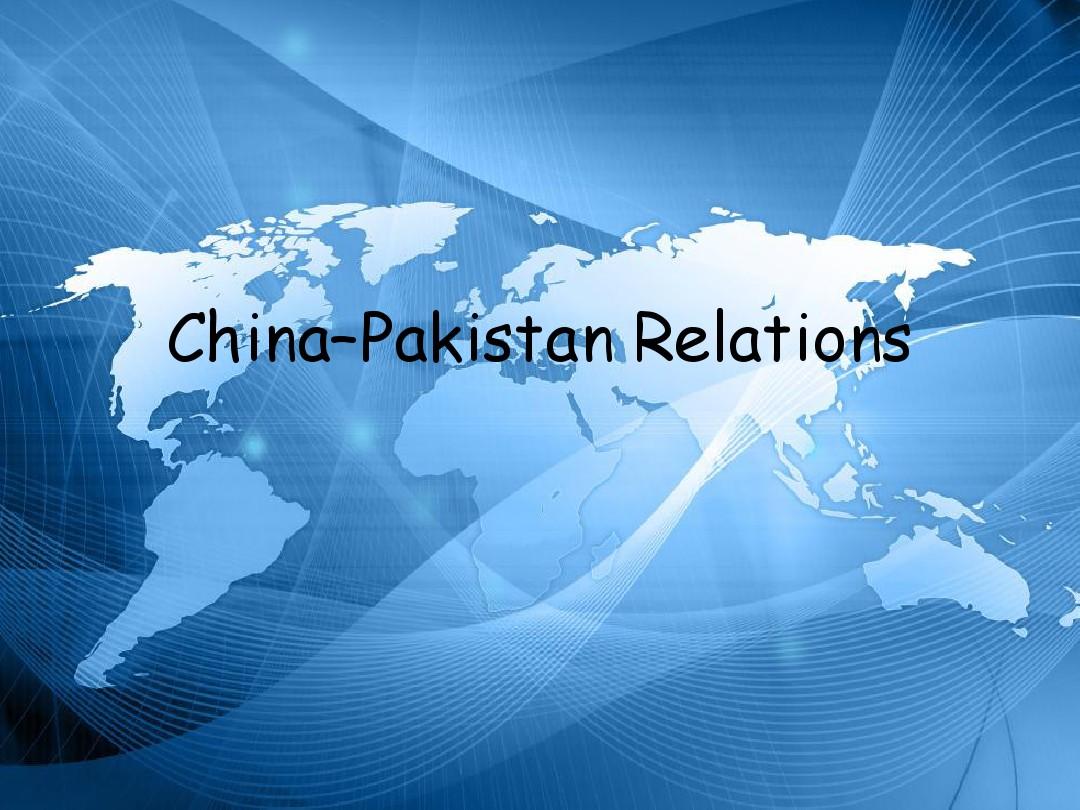 China-Pakistan relationship