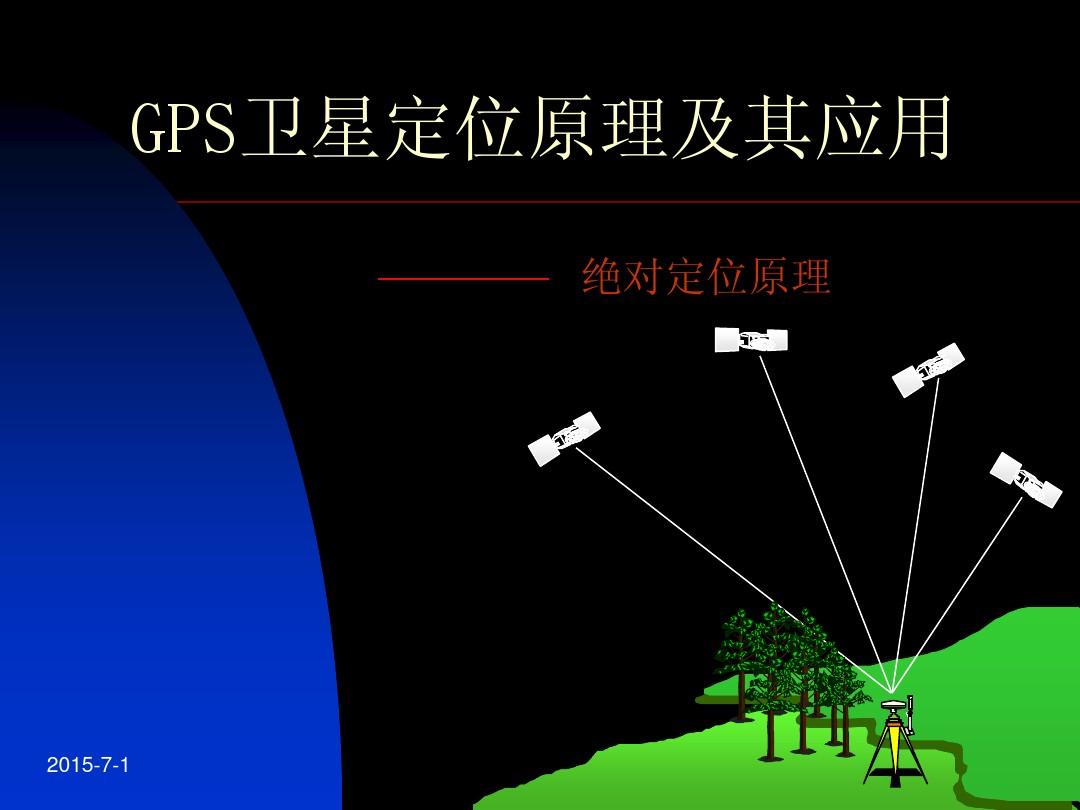 GPS卫星定位原理及其应用绝对定位原理