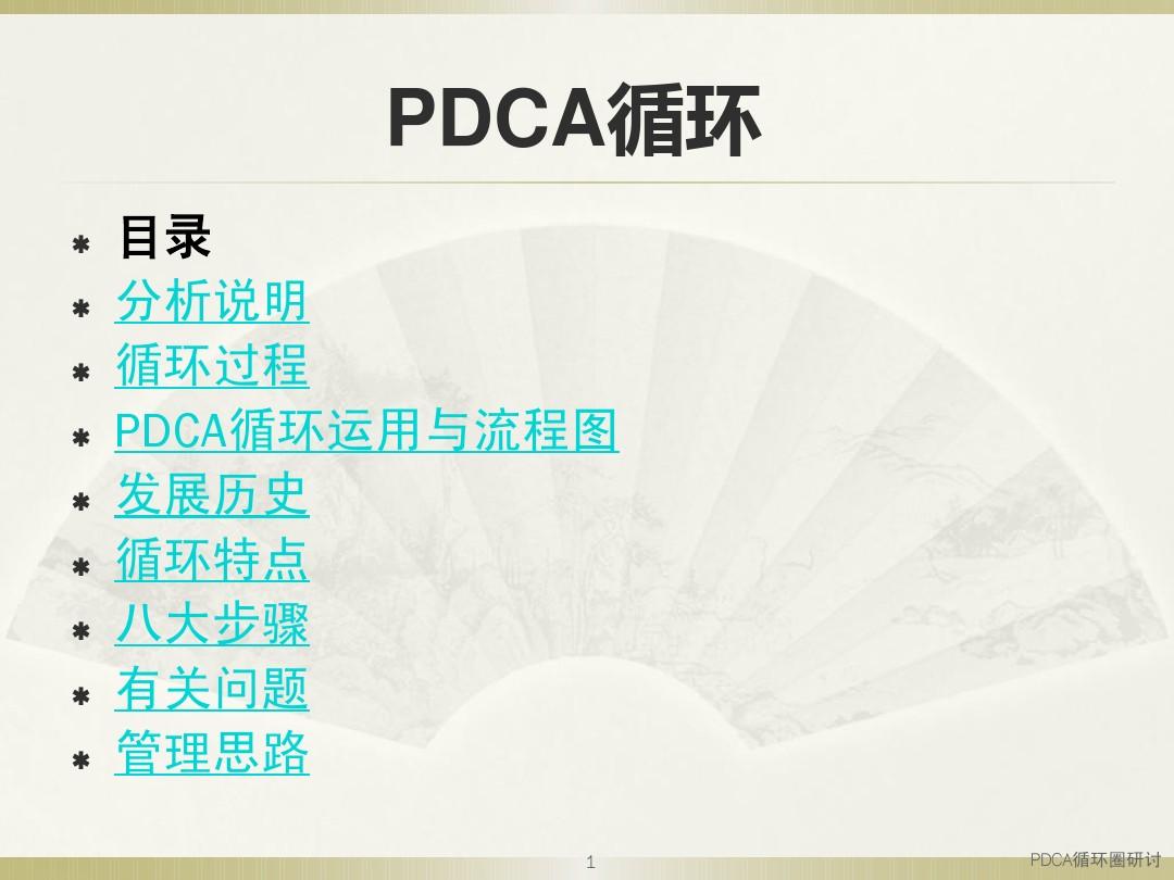 PDCA循环图示