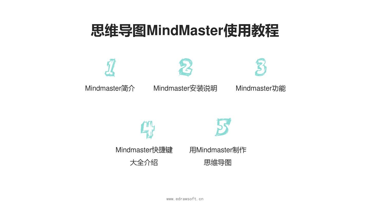 思维导图MindMaster使用教程完整版